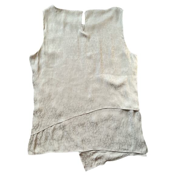 Calvin Klein Beige Sleeveless Layered Top, XS - Picture 3 of 5
